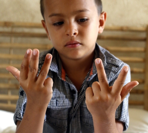Fingere counting Christ Church Academy